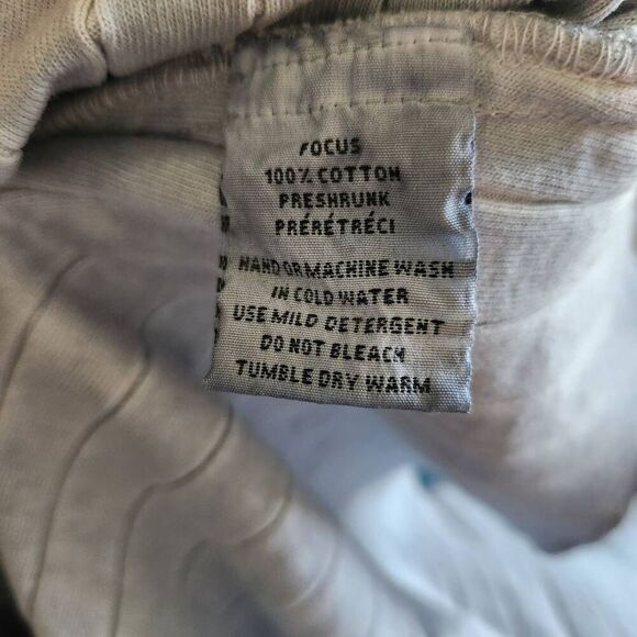 Focus Casual Life Tunic Blouse Top Womens XL Lagenlook Asymmetric Ribbed Boho Bl - Picture 5 of 5